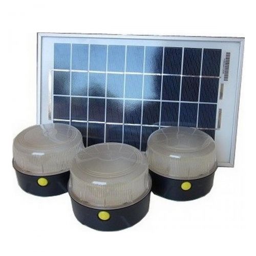 Kit d’éclairage solaire (3 lampes)